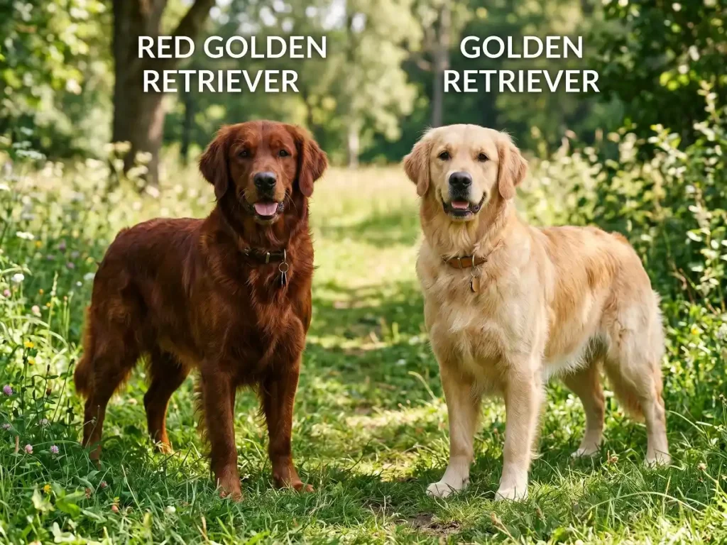 red-golden-retriever-vs-golden red-golden-retriever-vs-golden
